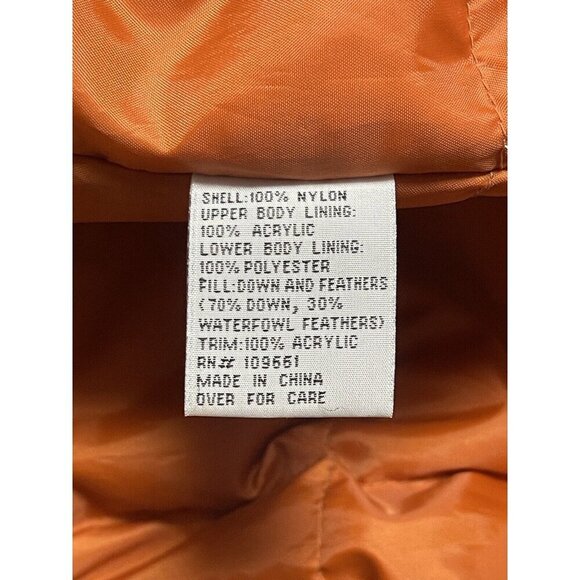 Vintage Brandon Thomas‎ Olive Green Down Insulated Heavy Quilted Coat - Picture 15 of 16